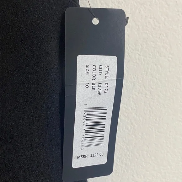 Bebe Black Mini Dress with Embellishments - Picture 4 of 6